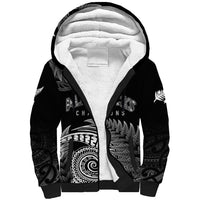 New Zealand Rugby 2023 Sherpa Hoodie Aotearoa Silver Ferns Champions - Wonder Print Shop