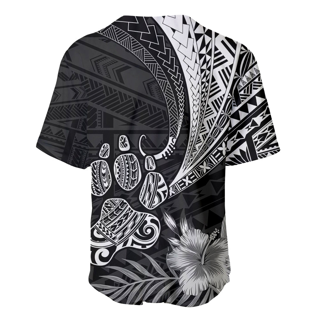 Personalised Polynesian Baseball Jersey Bulldog With Polynesian Patterns LT7 - Wonder Print Shop