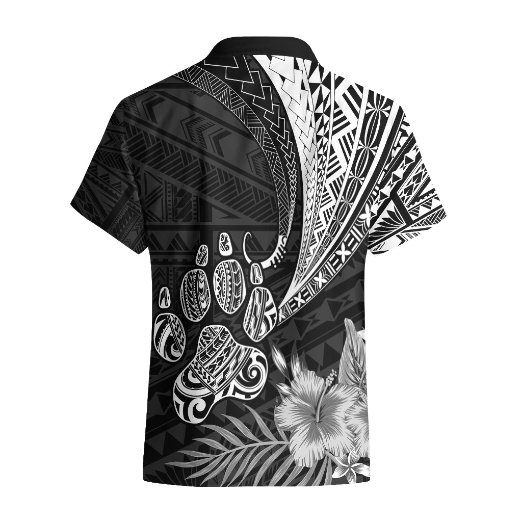 Personalised Polynesian Hawaiian Shirt Bulldog With Polynesian Patterns - Wonder Print Shop