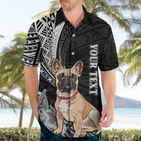 Personalised Polynesian Hawaiian Shirt Bulldog With Polynesian Patterns - Wonder Print Shop