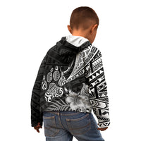 Personalised Polynesian Kid Hoodie Bulldog With Polynesian Patterns - Wonder Print Shop