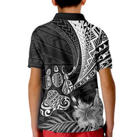 Personalised Polynesian Kid Polo Shirt Bulldog With Polynesian Patterns - Wonder Print Shop