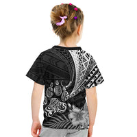 Personalised Polynesian Kid T Shirt Bulldog With Polynesian Patterns - Wonder Print Shop