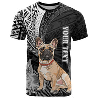 Personalised Polynesian T Shirt Bulldog With Polynesian Patterns - Wonder Print Shop