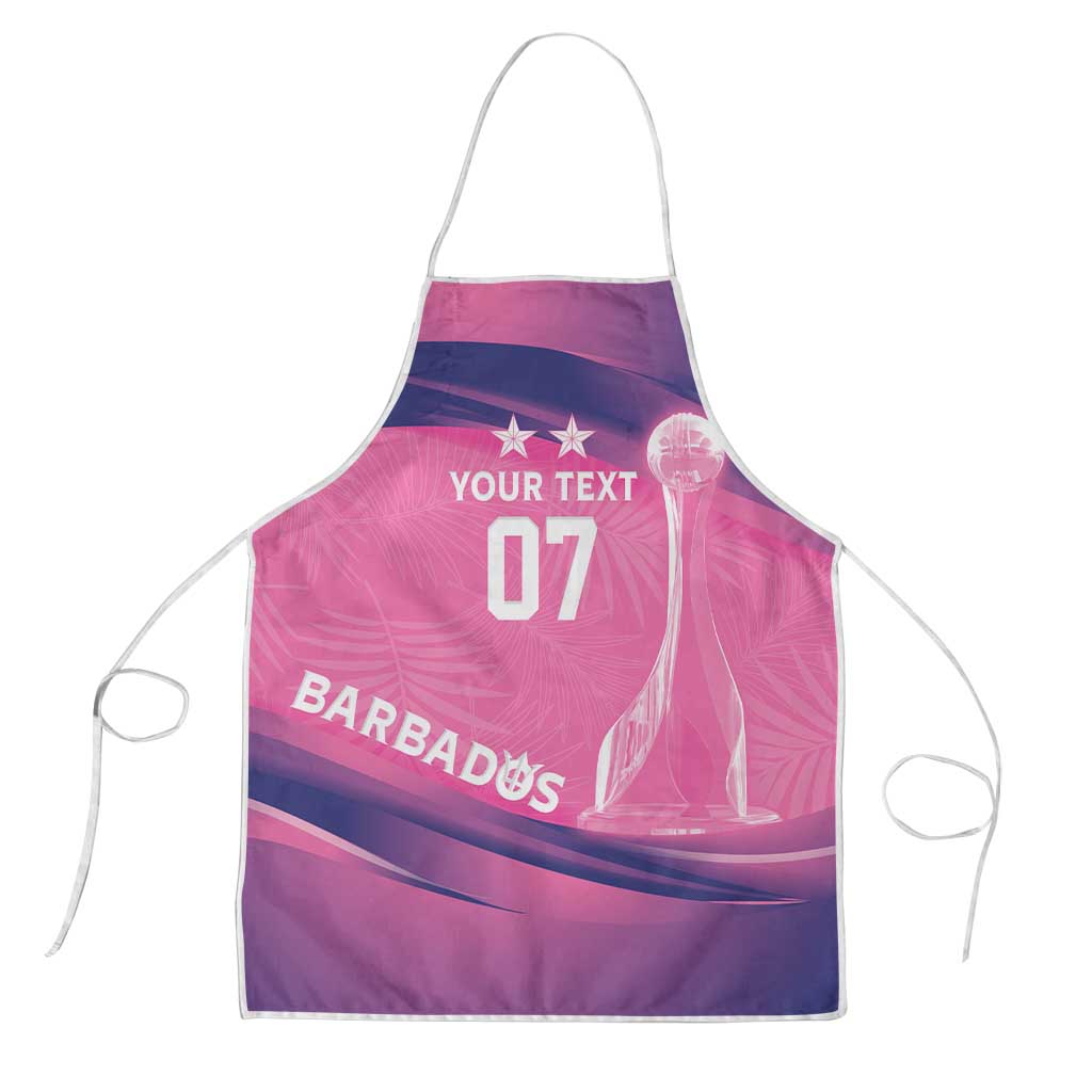 Barbados Cricket Custom Apron Royal Champions - Tropical Vibes - Wonder Print Shop