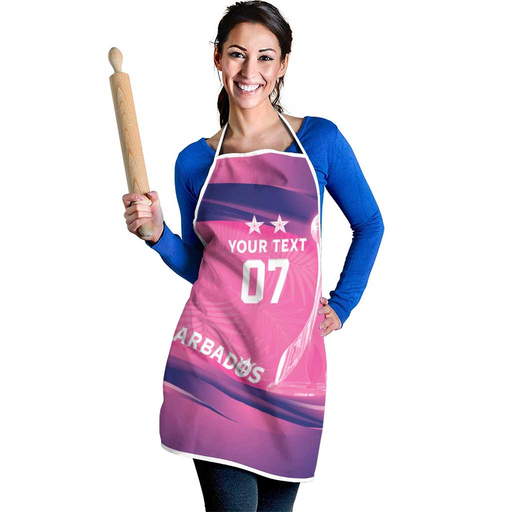 Barbados Cricket Custom Apron Royal Champions - Tropical Vibes - Wonder Print Shop