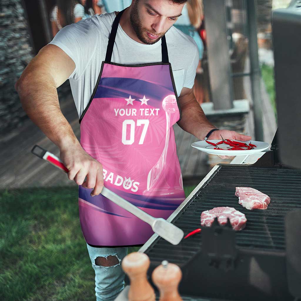 Barbados Cricket Custom Apron Royal Champions - Tropical Vibes - Wonder Print Shop