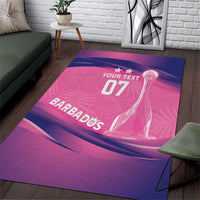 Barbados Cricket Custom Area Rug Royal Champions - Tropical Vibes - Wonder Print Shop