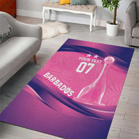 Barbados Cricket Custom Area Rug Royal Champions - Tropical Vibes - Wonder Print Shop