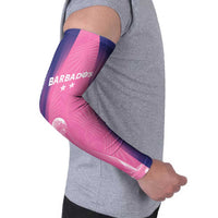 Barbados Cricket Custom Arm Sleeves Royal Champions - Tropical Vibes - Wonder Print Shop