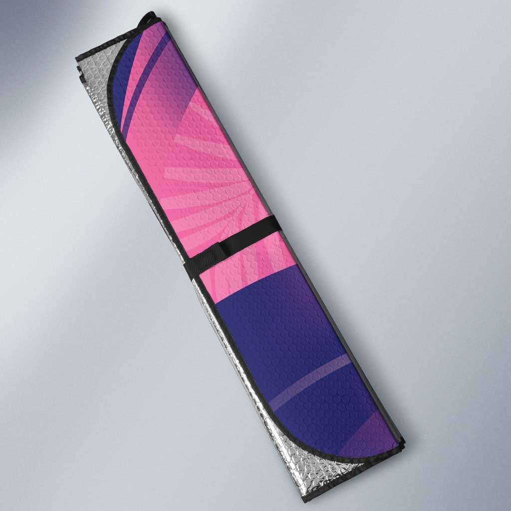 Barbados Cricket Custom Auto Sun Shade Royal Champions - Tropical Vibes - Wonder Print Shop