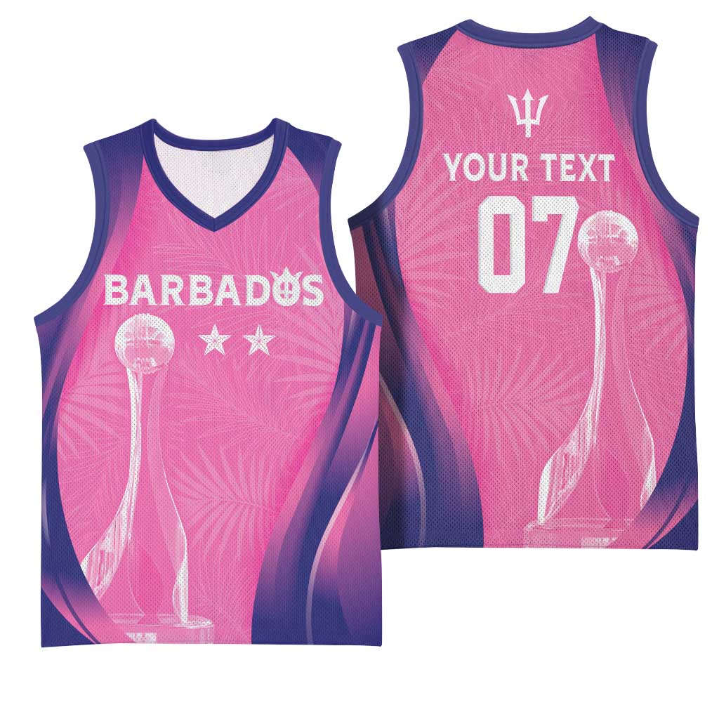 Barbados Cricket Custom Basketball Jersey Royal Champions - Tropical Vibes - Wonder Print Shop
