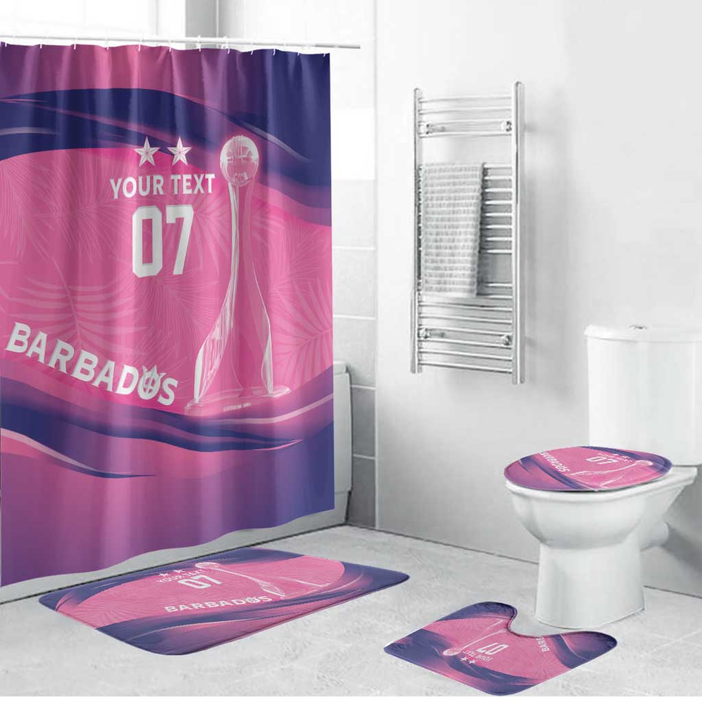 Barbados Cricket Custom Bathroom Set Royal Champions - Tropical Vibes - Wonder Print Shop