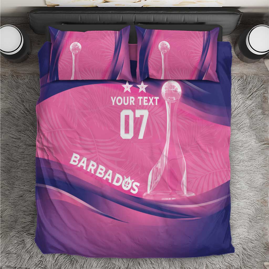 Barbados Cricket Custom Bedding Set Royal Champions - Tropical Vibes - Wonder Print Shop