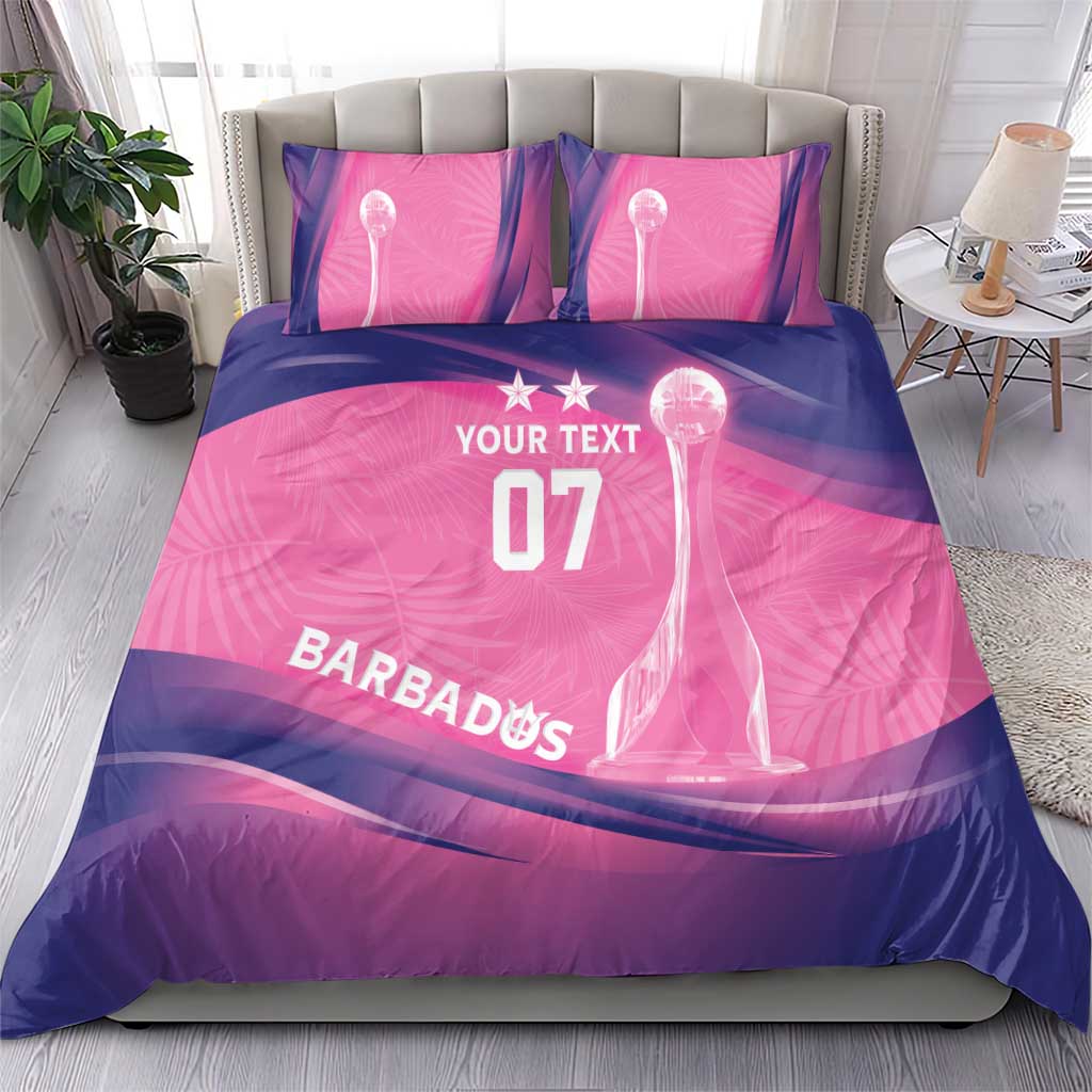 Barbados Cricket Custom Bedding Set Royal Champions - Tropical Vibes - Wonder Print Shop