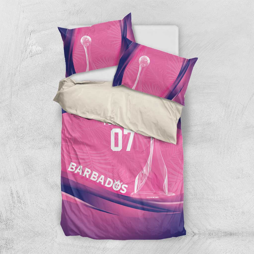 Barbados Cricket Custom Bedding Set Royal Champions - Tropical Vibes - Wonder Print Shop