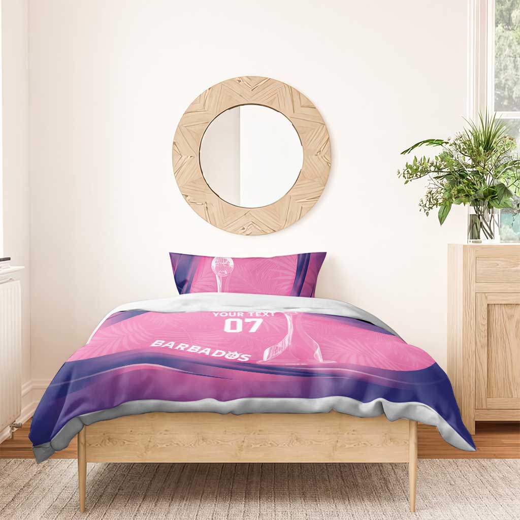 Barbados Cricket Custom Bedding Set Royal Champions - Tropical Vibes - Wonder Print Shop