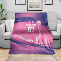 Barbados Cricket Custom Blanket Royal Champions - Tropical Vibes - Wonder Print Shop