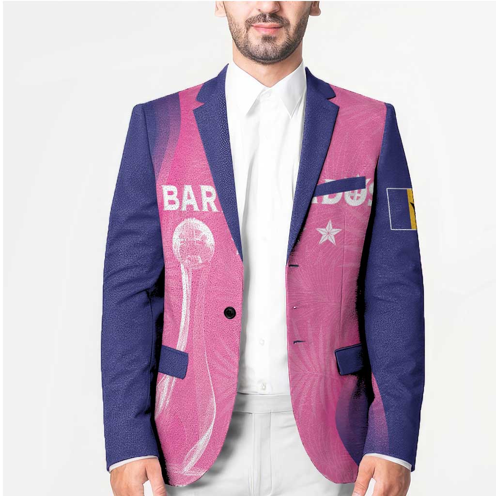 Barbados Cricket Custom Blazer Royal Champions - Tropical Vibes - Wonder Print Shop