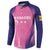 Barbados Cricket Custom Button Sweatshirt Royal Champions - Tropical Vibes - Wonder Print Shop