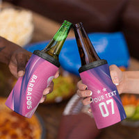 Barbados Cricket Custom 4 in 1 Can Cooler Tumbler Royal Champions - Tropical Vibes - Wonder Print Shop