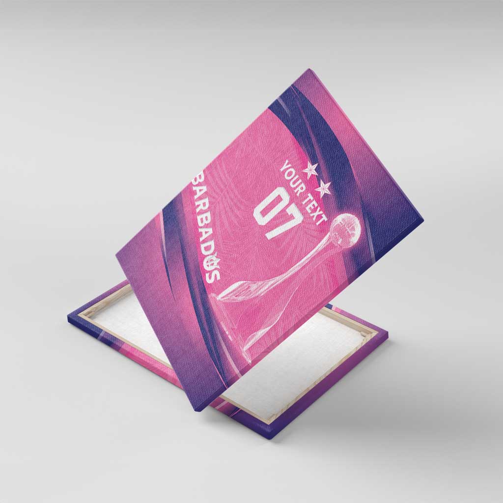 Barbados Cricket Custom Canvas Wall Art Royal Champions - Tropical Vibes - Wonder Print Shop