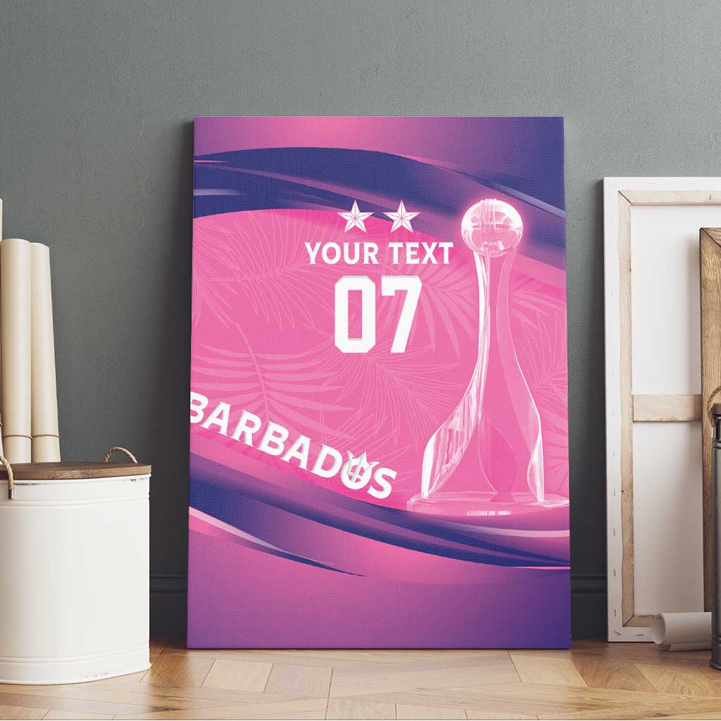Barbados Cricket Custom Canvas Wall Art Royal Champions - Tropical Vibes - Wonder Print Shop