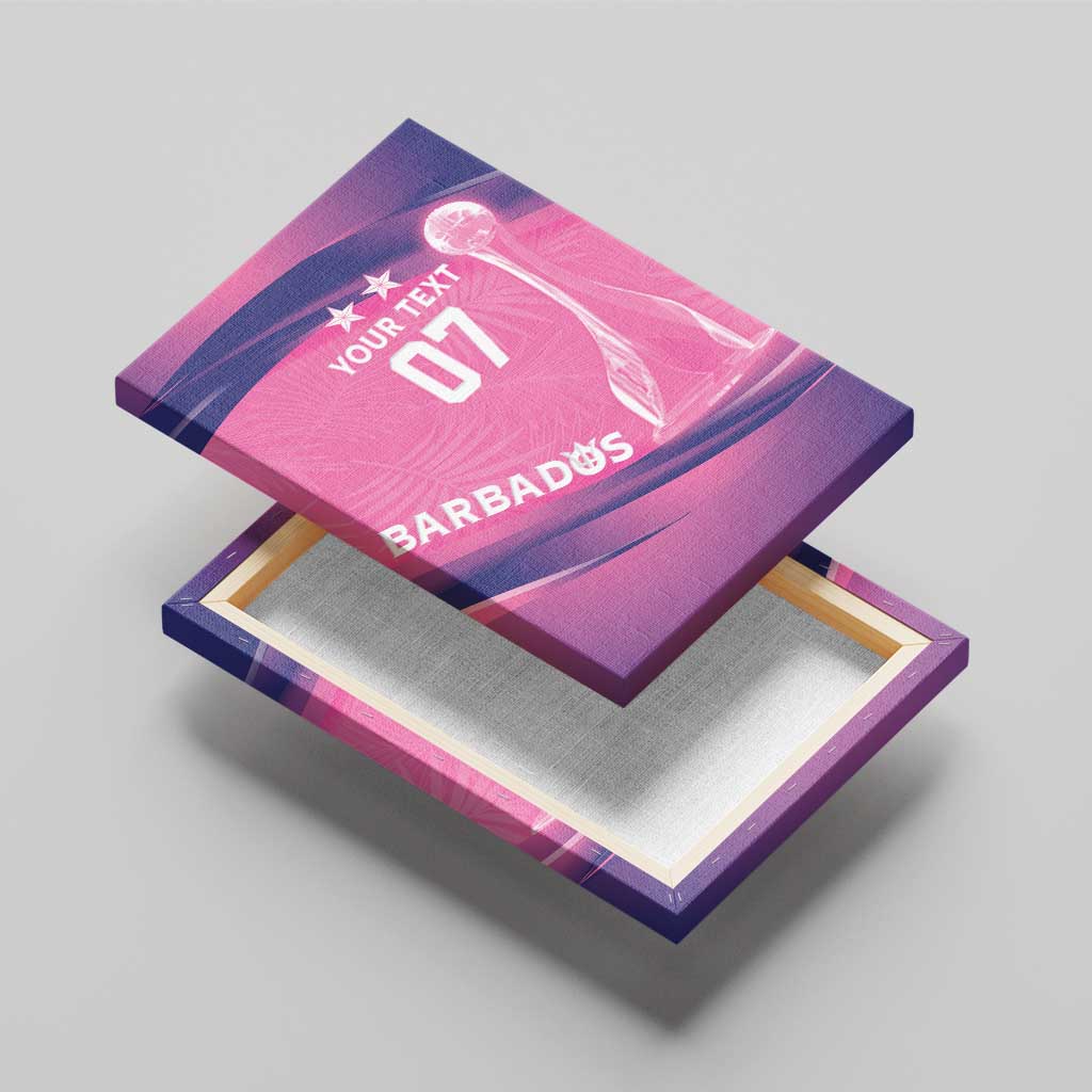 Barbados Cricket Custom Canvas Wall Art Royal Champions - Tropical Vibes - Wonder Print Shop