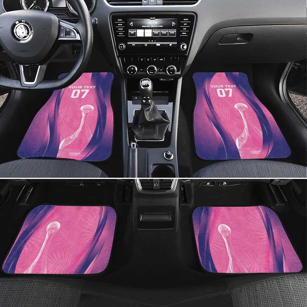 Barbados Cricket Custom Car Mats Royal Champions - Tropical Vibes - Wonder Print Shop