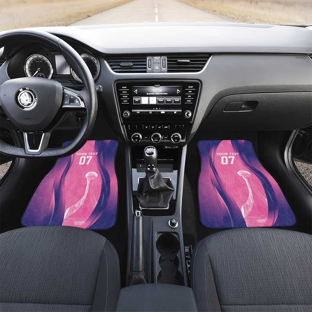 Barbados Cricket Custom Car Mats Royal Champions - Tropical Vibes - Wonder Print Shop
