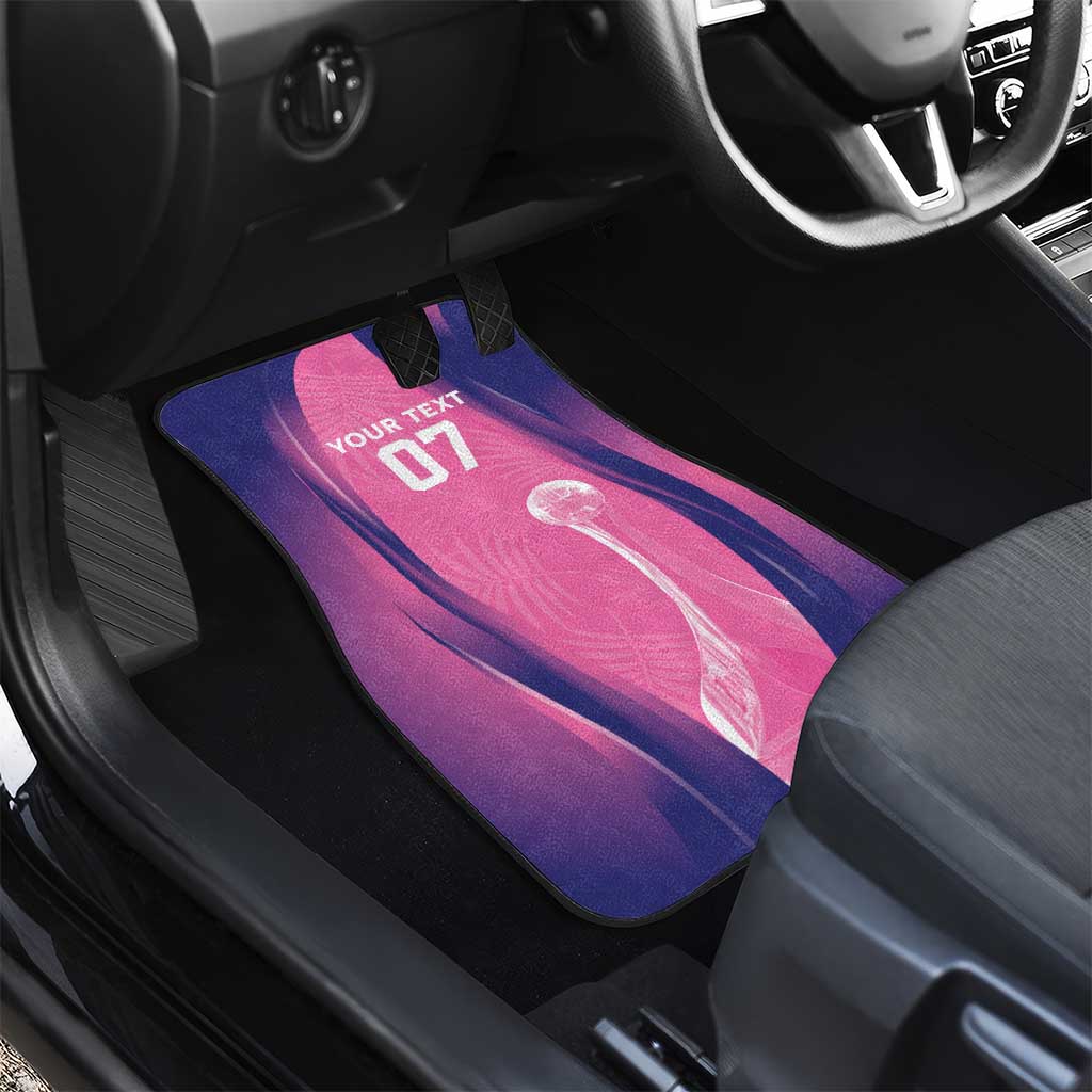 Barbados Cricket Custom Car Mats Royal Champions - Tropical Vibes - Wonder Print Shop