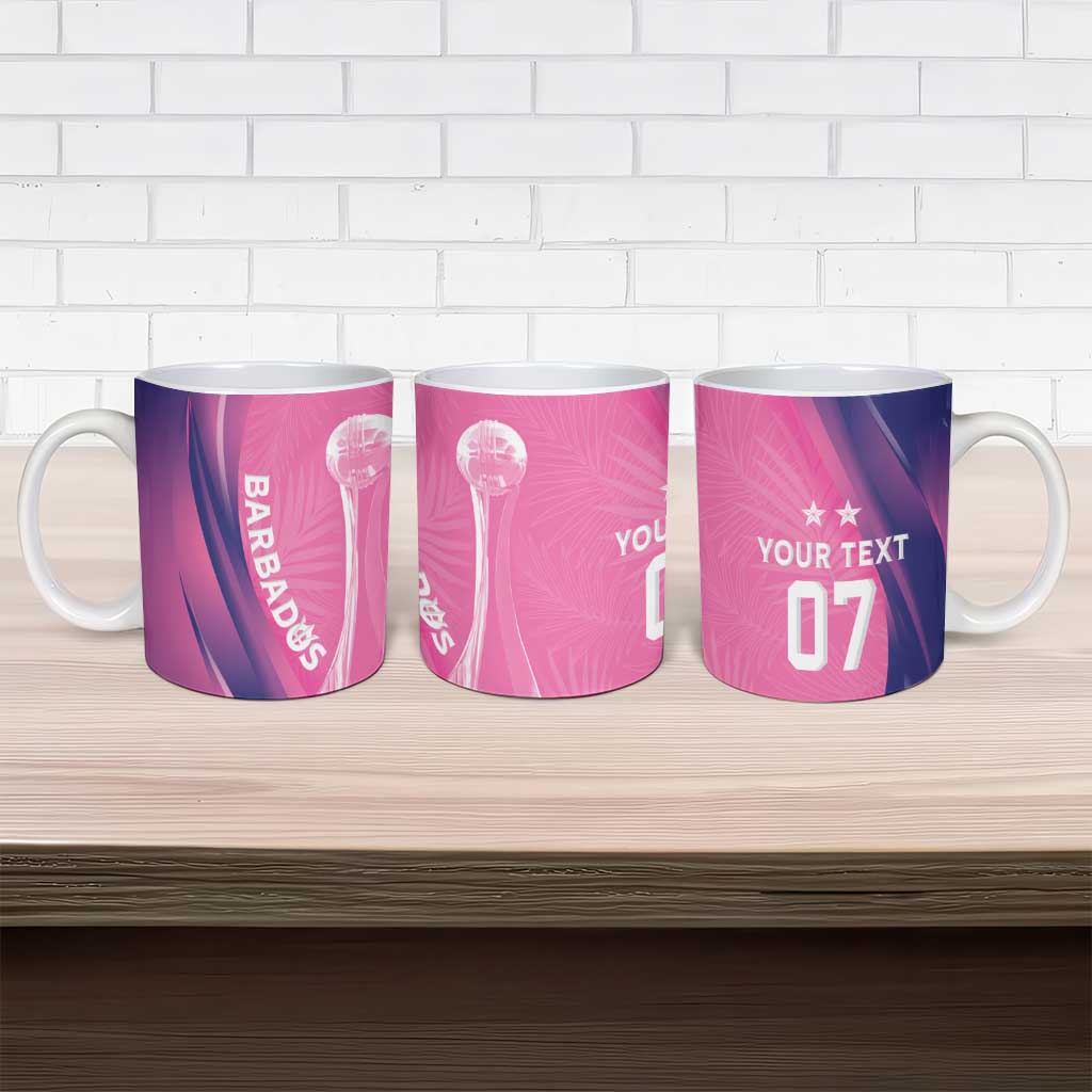 Barbados Cricket Custom Ceramic Mug Royal Champions - Tropical Vibes - Wonder Print Shop