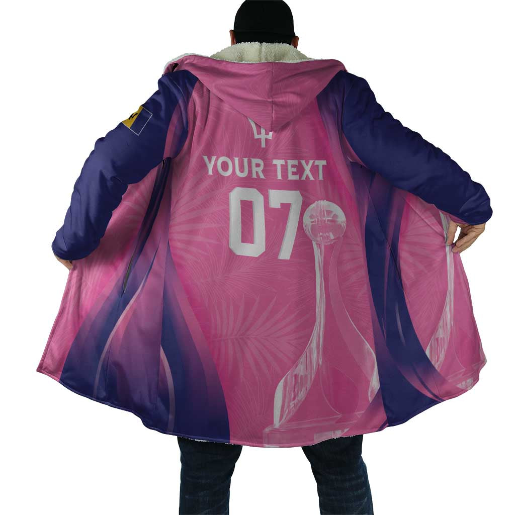 Barbados Cricket Custom Cloak Royal Champions - Tropical Vibes - Wonder Print Shop
