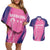Barbados Cricket Custom Couples Matching Off Shoulder Short Dress and Hawaiian Shirt Royal Champions - Tropical Vibes - Wonder Print Shop