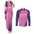 Barbados Cricket Custom Couples Matching Tank Maxi Dress and Long Sleeve Button Shirt Royal Champions - Tropical Vibes - Wonder Print Shop