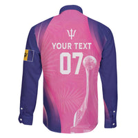 Barbados Cricket Custom Family Matching Mermaid Dress and Hawaiian Shirt Royal Champions - Tropical Vibes - Wonder Print Shop