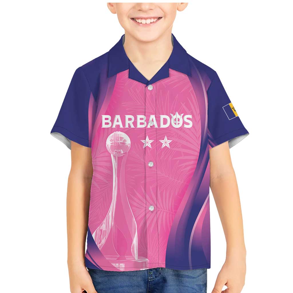 Barbados Cricket Custom Family Matching Mermaid Dress and Hawaiian Shirt Royal Champions - Tropical Vibes - Wonder Print Shop