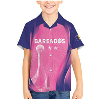 Barbados Cricket Custom Family Matching Mermaid Dress and Hawaiian Shirt Royal Champions - Tropical Vibes - Wonder Print Shop