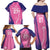 Barbados Cricket Custom Family Matching Off Shoulder Maxi Dress and Hawaiian Shirt Royal Champions - Tropical Vibes - Wonder Print Shop