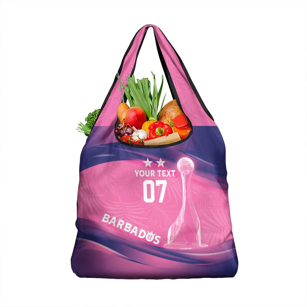 Barbados Cricket Custom Grocery Bag Royal Champions - Tropical Vibes - Wonder Print Shop