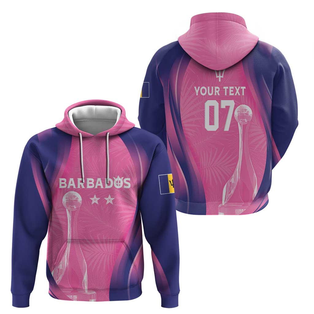 Barbados Cricket Custom Hoodie Royal Champions - Tropical Vibes - Wonder Print Shop