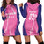Barbados Cricket Custom Hoodie Dress Royal Champions - Tropical Vibes - Wonder Print Shop