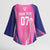 Barbados Cricket Custom Kimono Sleeve Blouse Royal Champions - Tropical Vibes - Wonder Print Shop