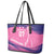 Barbados Cricket Custom Leather Tote Bag Royal Champions - Tropical Vibes - Wonder Print Shop