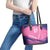 Barbados Cricket Custom Leather Tote Bag Royal Champions - Tropical Vibes - Wonder Print Shop