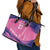 Barbados Cricket Custom Leather Tote Bag Royal Champions - Tropical Vibes - Wonder Print Shop