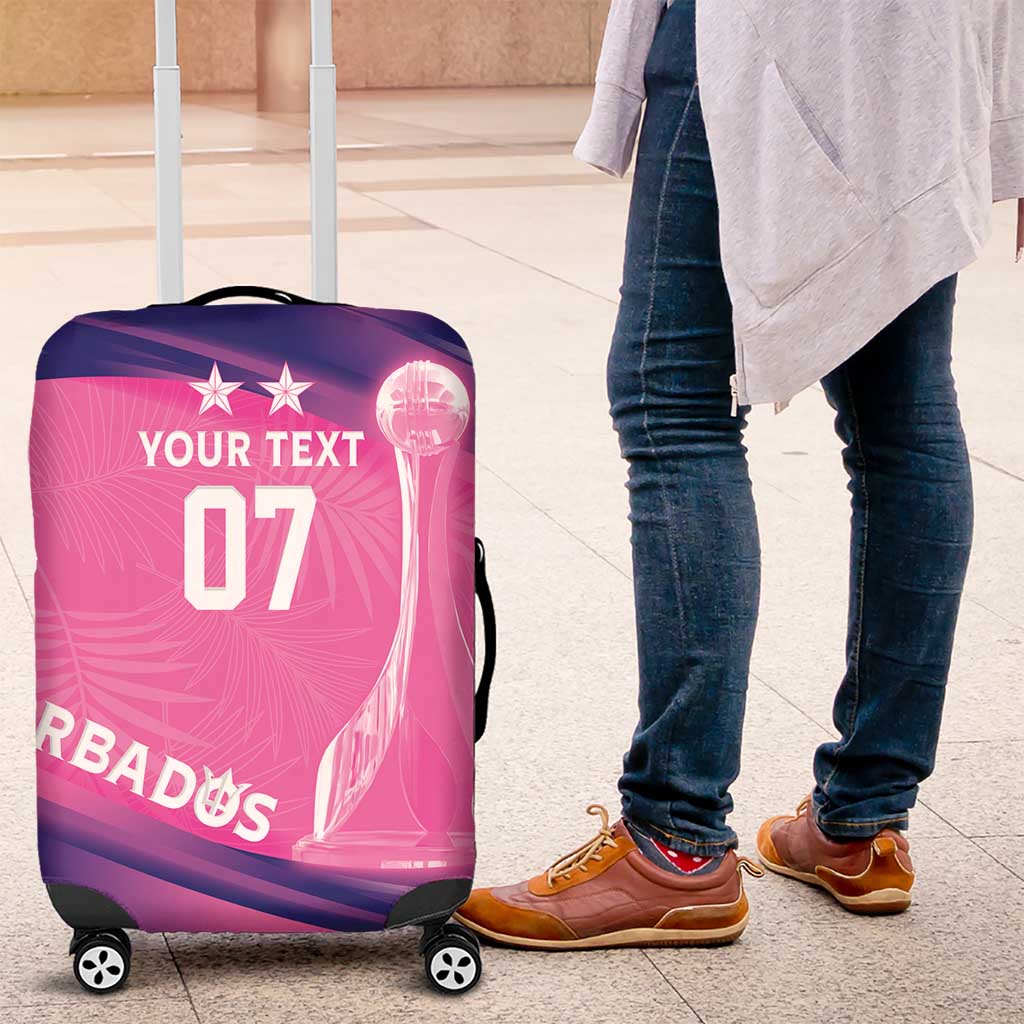 Barbados Cricket Custom Luggage Cover Royal Champions - Tropical Vibes - Wonder Print Shop