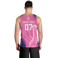 Barbados Cricket Custom Men Tank Top Royal Champions - Tropical Vibes - Wonder Print Shop