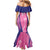 Barbados Cricket Custom Mermaid Dress Royal Champions - Tropical Vibes - Wonder Print Shop
