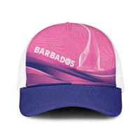 Barbados Cricket Mesh Trucker Cap Royal Champions - Tropical Vibes - Wonder Print Shop